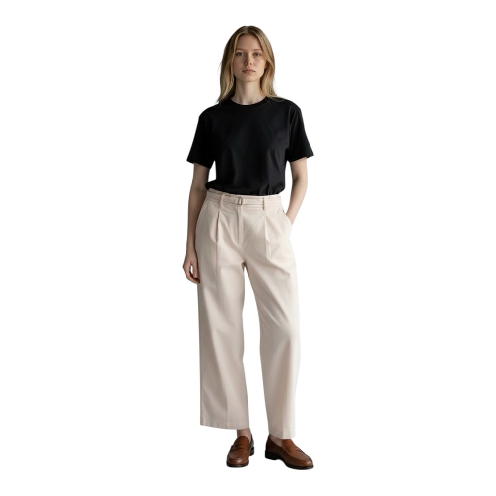 J. Crew D-Ring Chino Relaxed Pleated Preppy Pants